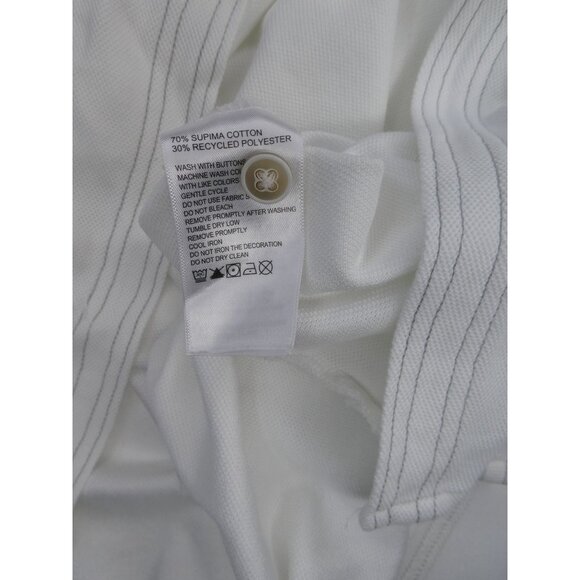 Tommy Bahama Island Zone Supima White Size XXL - Picture 6 of 8